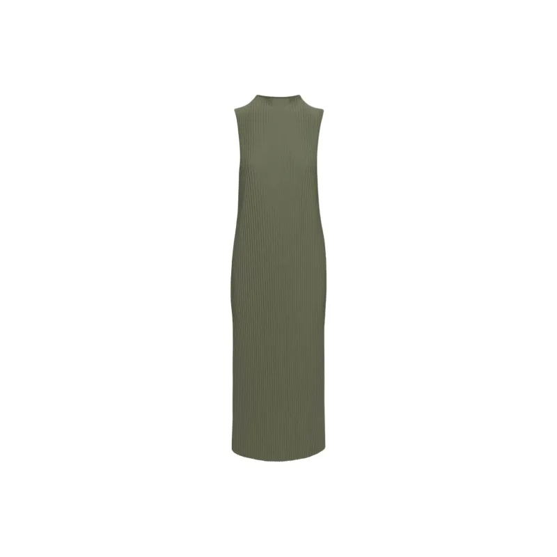 ARITZIA Babaton Optimize Dress Sleeveless Dress Women's Army Green/Army Green-0