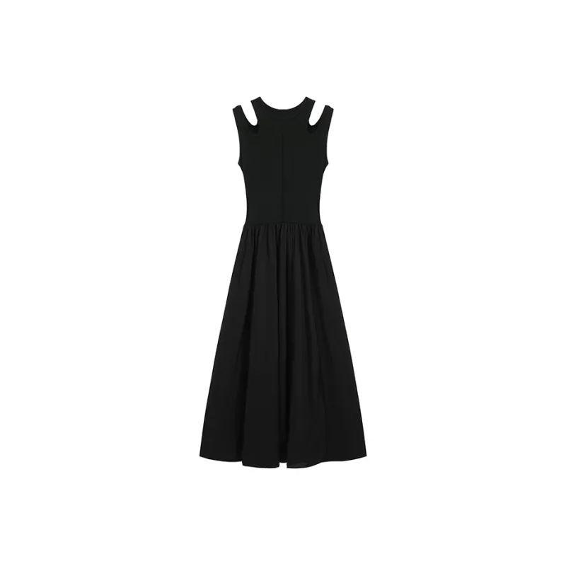 PAIN OR PLEASURE Slip Dress Women's Black-0