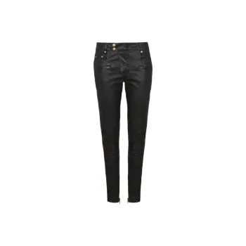 BALMAIN Quilted Leather Trousers