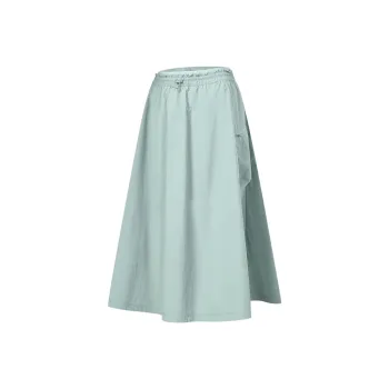 FILA Casual Long Skirt Women's Cyan Mist Mustard Yellow
