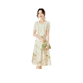TERRE BLEUE Skirt Set Women's Apricot