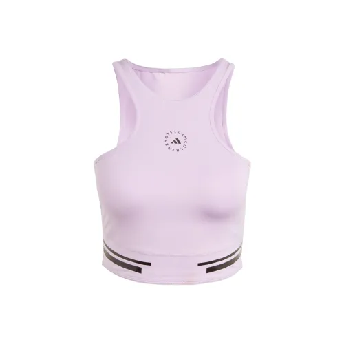 Adidas Truepace Running Logo print Cropped Top