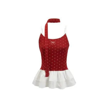 ABBY GODDESS Slip Dress Women's Red