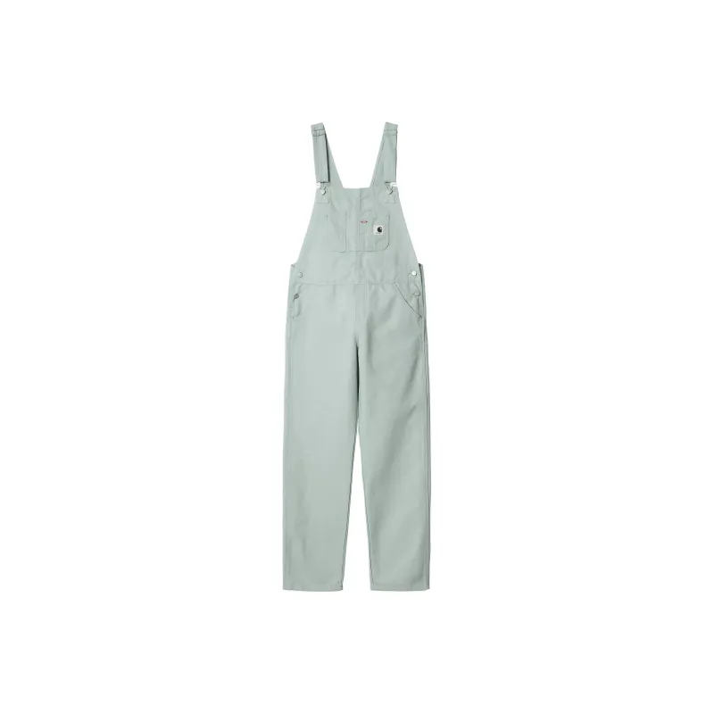 Carhartt WIP FW24 W' Bib Overall Straight Overalls Women's Frosted Green-0
