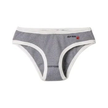 MIU MIU x PETIT BATEAU SS25 Underpants Women's Blue White Stripes