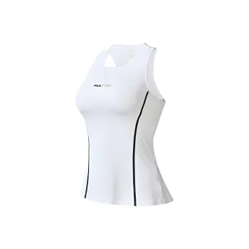 FILA Athletics Sleeveless Sports Shirts Women's Jade White