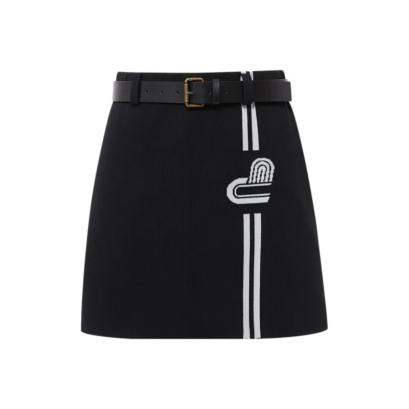 D'zzit Casual Short Skirts Women's Black-0