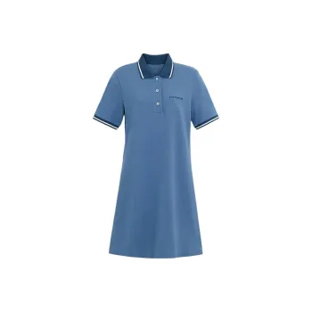 COACH SS24 Short Sleeved Dress Women's Sky Blue