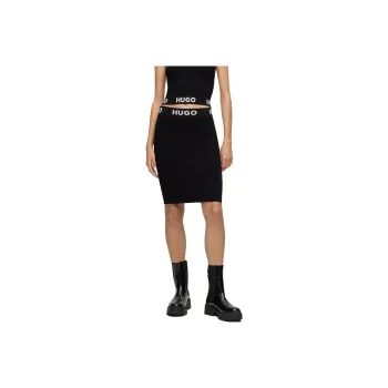 HUGO BOSS Casual Short Skirts Women's Black