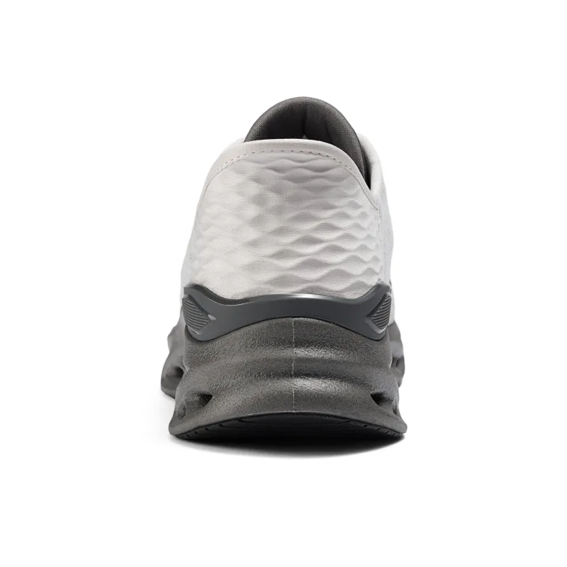 Skechers Cushioning, Slip Resistant, Abrasion Resistant, Rebound Low Top Running Shoes Men's Gray-3