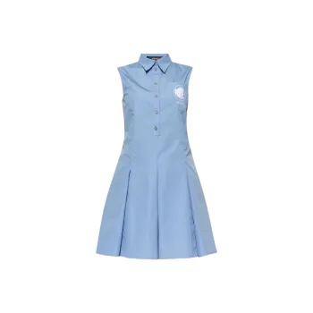 VERSACE Button up Sleeveless Dress