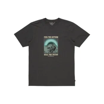 Quiksilver Feel The Outside T Shirt Men's Dark Gray