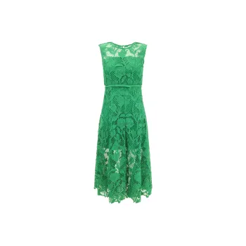 Self portrait Lace Sleeveless Midi Dress
