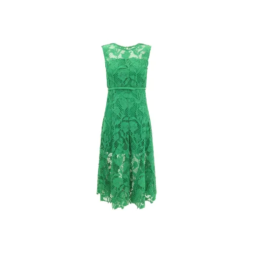 Self portrait Lace Sleeveless Midi Dress