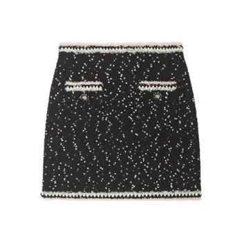 Self portrait Knit Mini Skirt