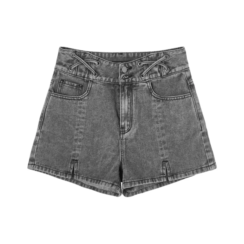 MEETLADY Denim Shorts Women's-0