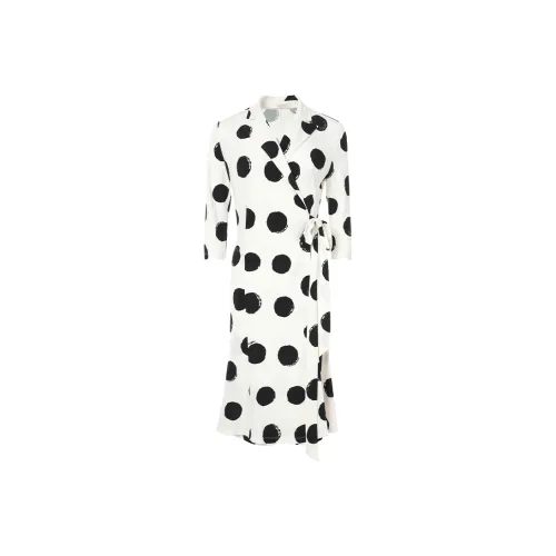 BESIONIA SS25 Dress Women's White Pattern