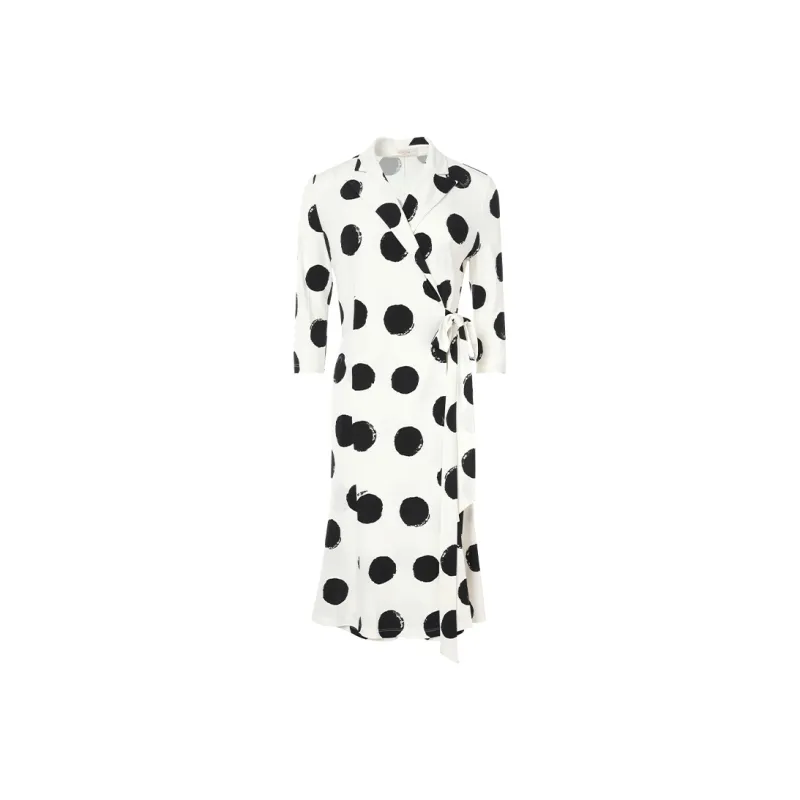 BESIONIA SS25 Dress Women's White Pattern-0