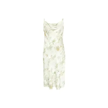 BBLLUUEE Slip Dress Women's Light Grass Green