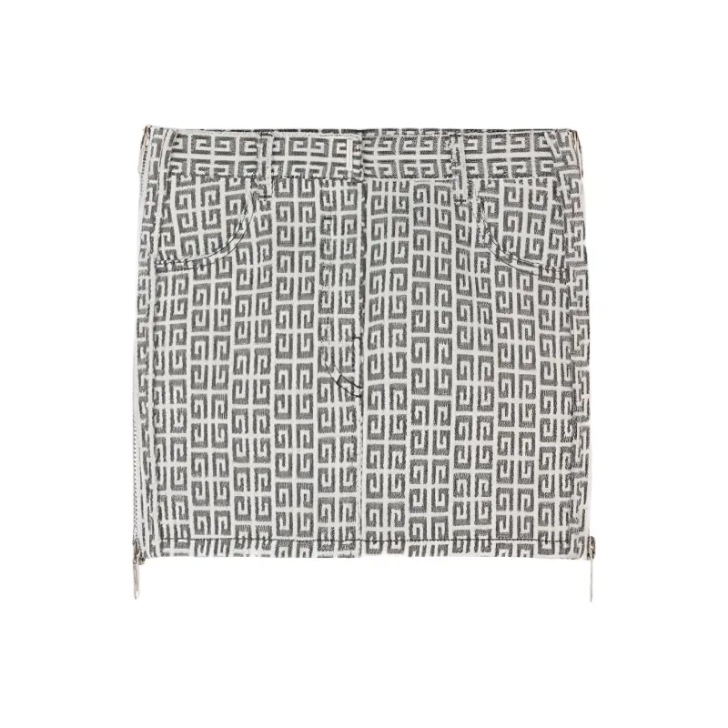 Givenchy 4G Jacquard Mini Skirt-0
