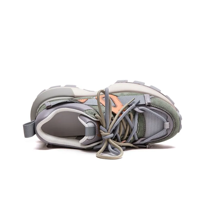 Chibang Height Increasing Low Top Chunky Sneakers Women's-10