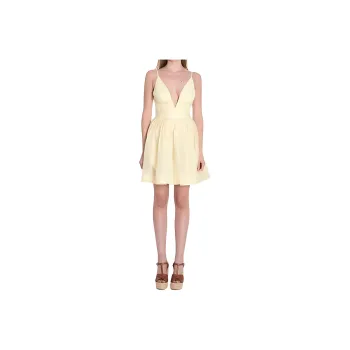 Zimmermann Illuminate V Neck Mini Dress