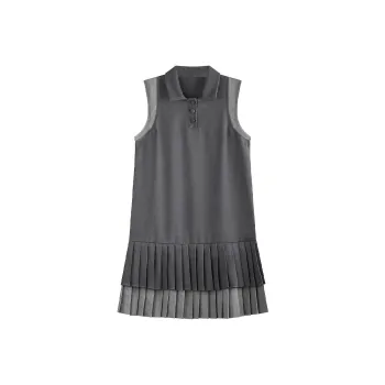 POPO.INFO Sleeveless Dress Women's Gray