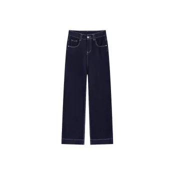 ETSE Jeans Women's Denim Blue Pants