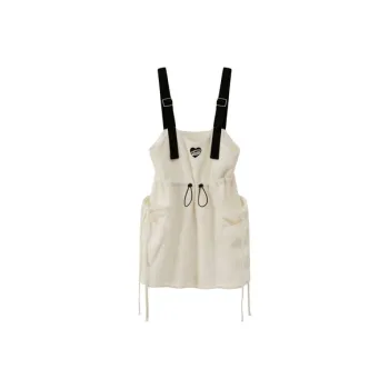 CHUU Slip Dress Women's White Apricot