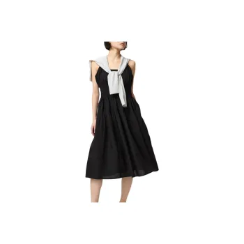 UNIQLO Slip Dresses Women's Black