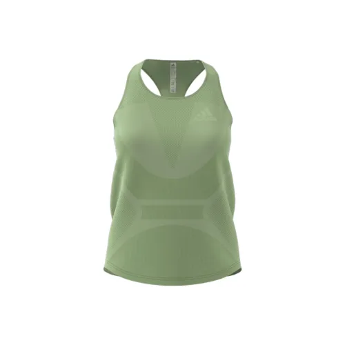 Adidas Sleeveless Sports Shirts Women's Green