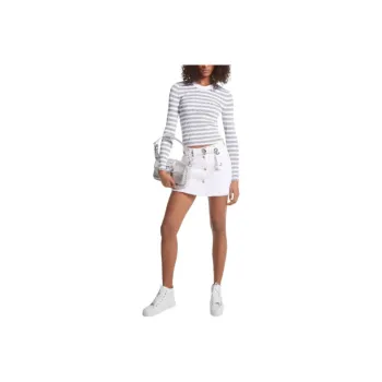 MICHAEL KORS Casual Short Skirts Women's White