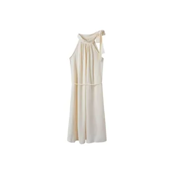 ABBY GODDESS Sleeveless Dress Women's Ecru