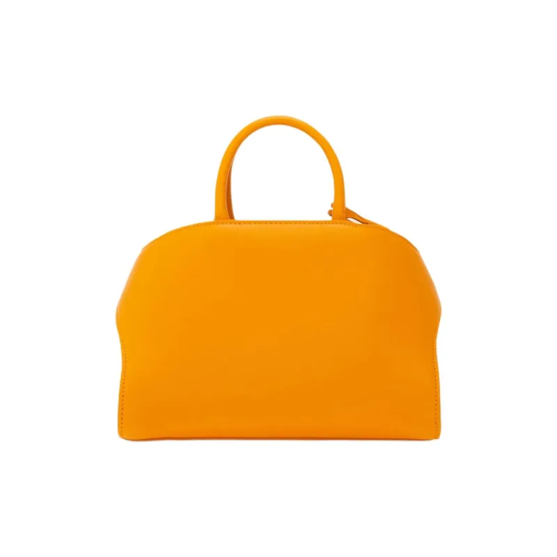 FERRAGAMO Hug Cow Leather Handbag Mini Women's Orange-1