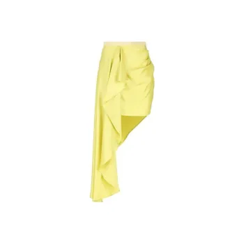 Elisabetta Franchi Draped Crepe Mini Skirt