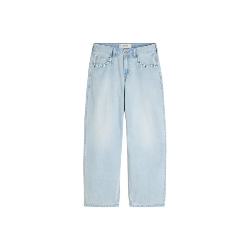 Hollister Jeans Women's Light-Coloured Wash-0