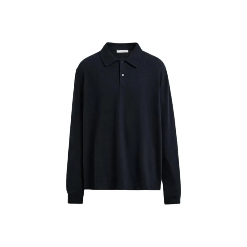 ZARA Polo Shirts Men Sea Blue-0