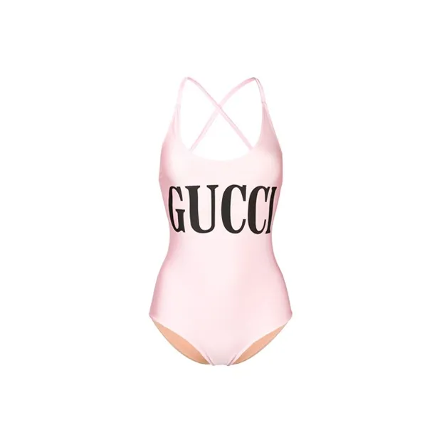 GUCCI One-piece Swimsuit Women's Pink-0