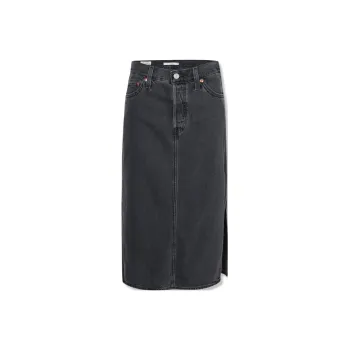 Levis Casual Long Skirts Women's Smoke Gray