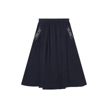 FILA Casual Long Skirt Women's Navy Blue
