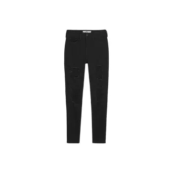 Hollister Jeans Women's Black Ripped