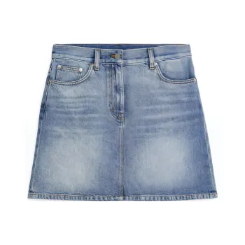 ARKET Denim Short Skirts Women's Light Blue