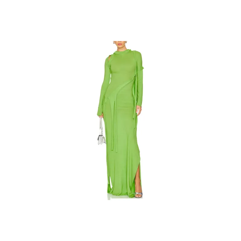 Ottolinger Long Sleeved Dress Women's Green-0