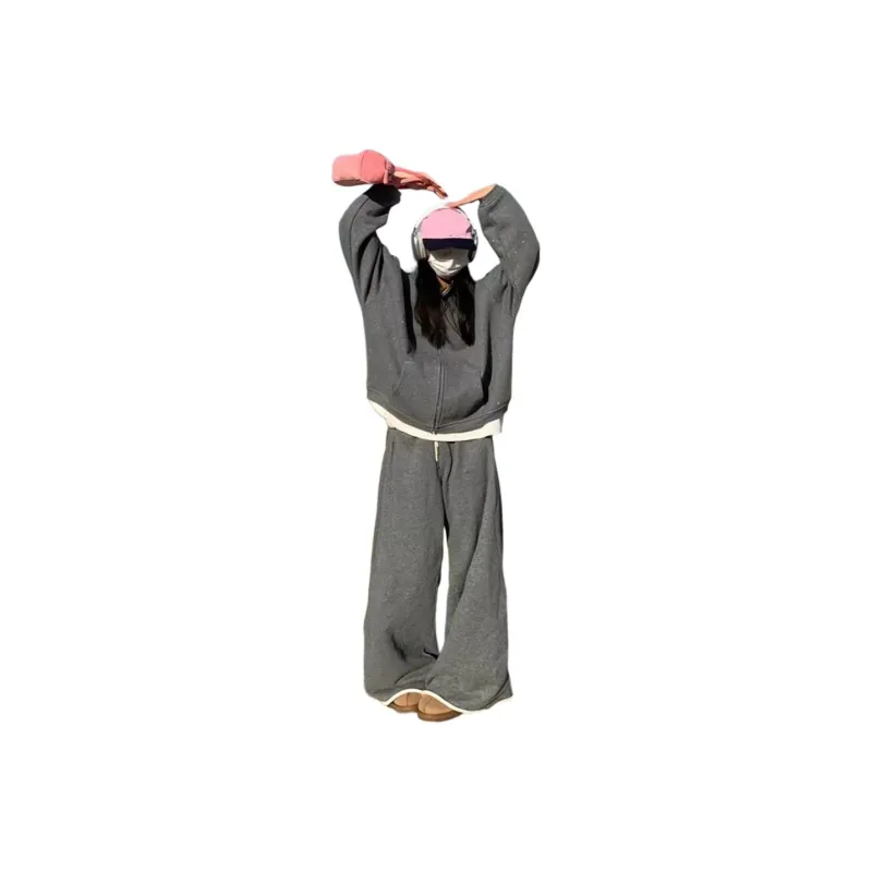 Fan Yiyi Casual Suit Women's Gray-0