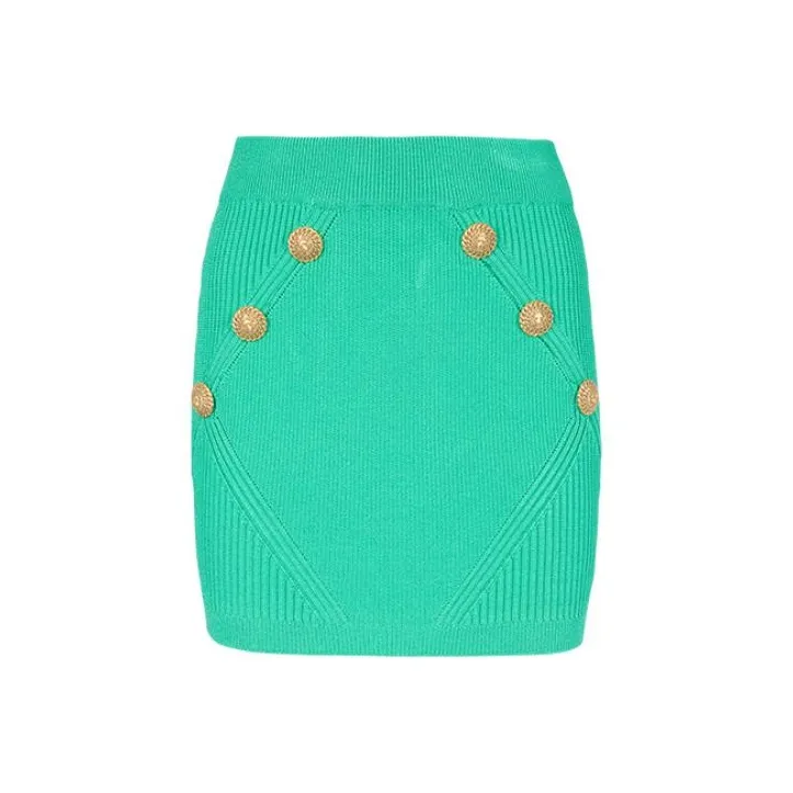 BALMAIN Button embellished Knitted Top-0