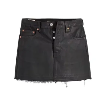 Levis Denim Short Skirts Women's Black