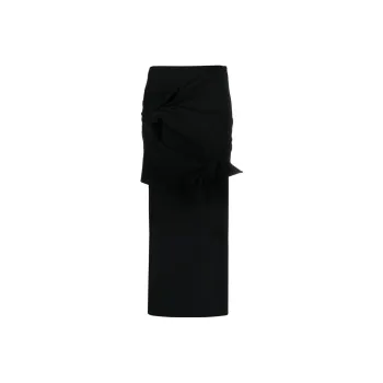 MSGM Knot Detailed Side Slit Skirt