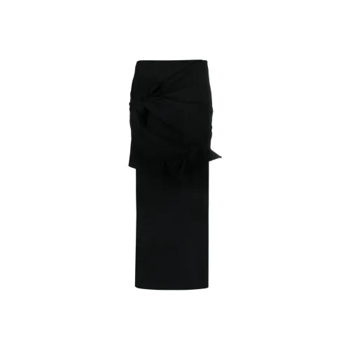 MSGM Knot Detailed Side Slit Skirt