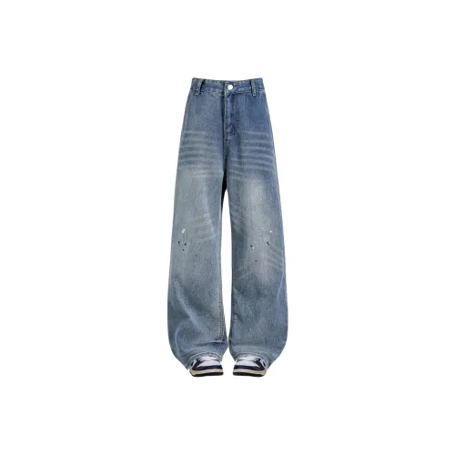 IN'S Jeans Unisex Denim Blue