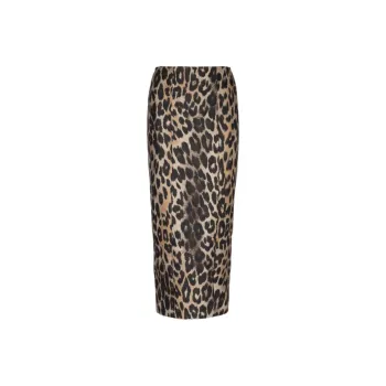 BALMAIN Animal-Printed Midi Skirt